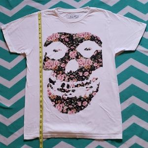 Misfits Floral Skull Tee